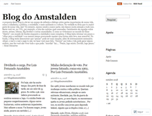 Tablet Screenshot of blogdoamstalden.com